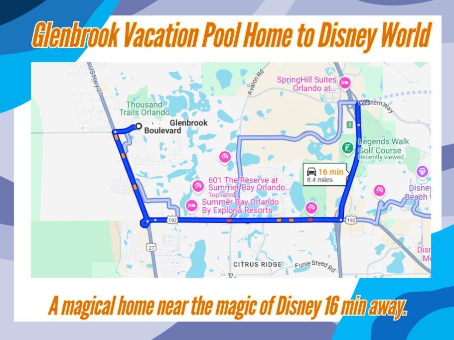 Glenbrook Vacation Poolspa Home Orlando Kültér fotó