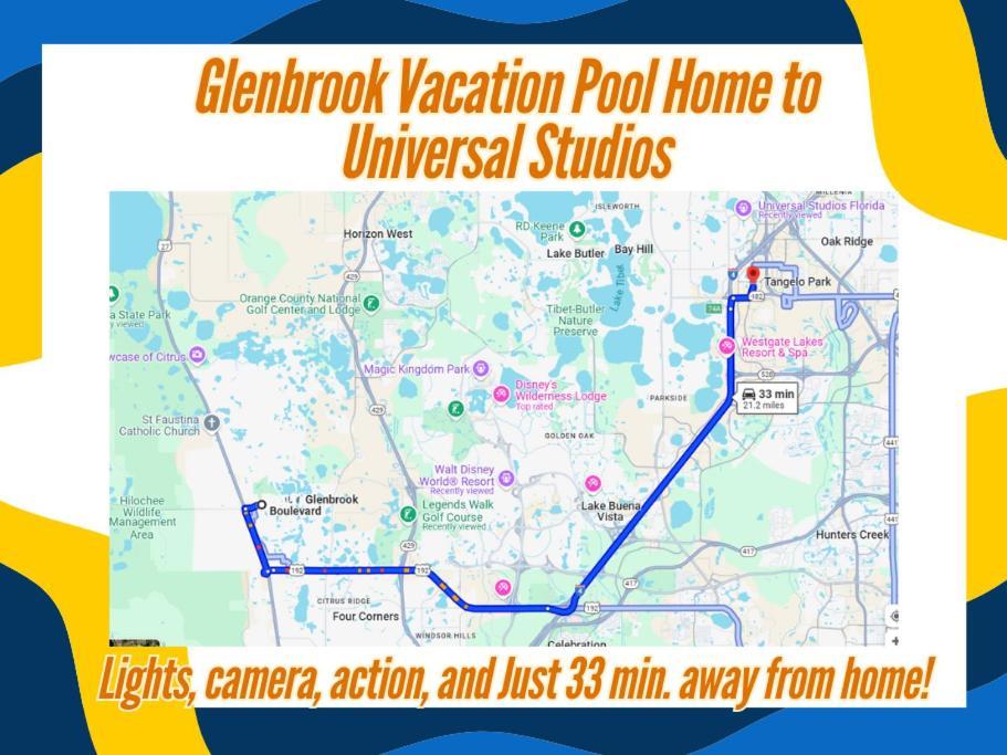 Glenbrook Vacation Poolspa Home Orlando Kültér fotó