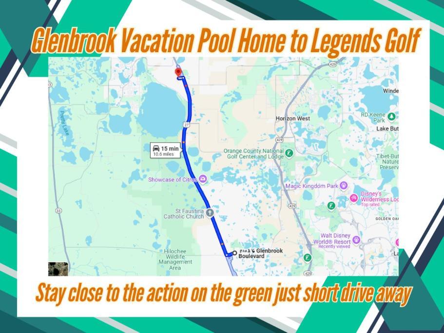 Glenbrook Vacation Poolspa Home Orlando Kültér fotó